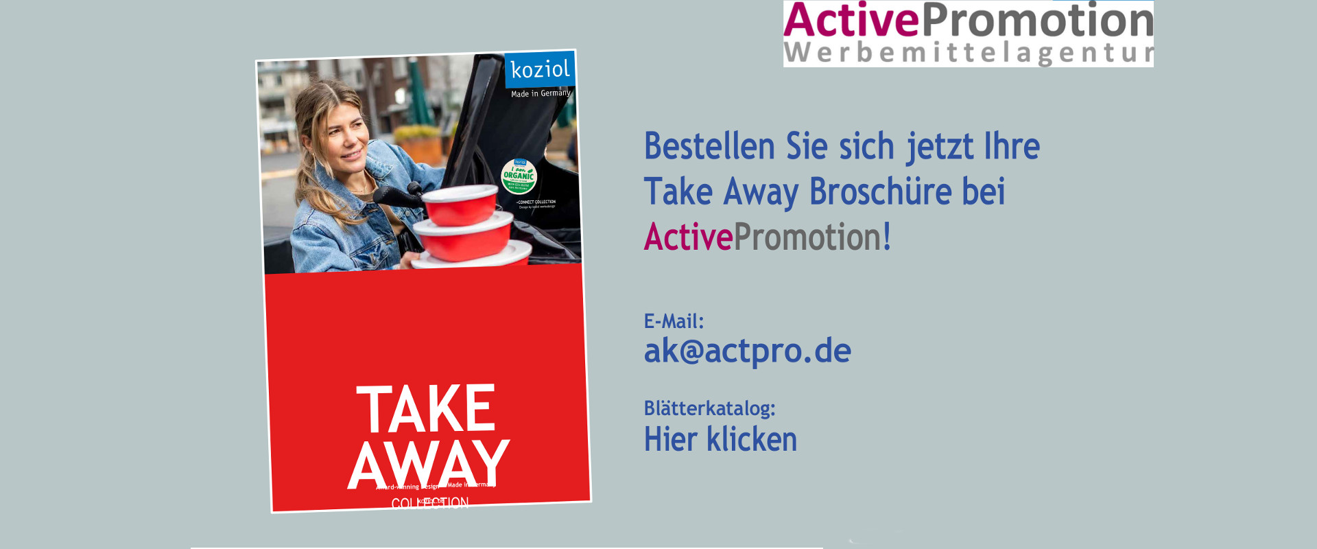 Take Away Active promotion